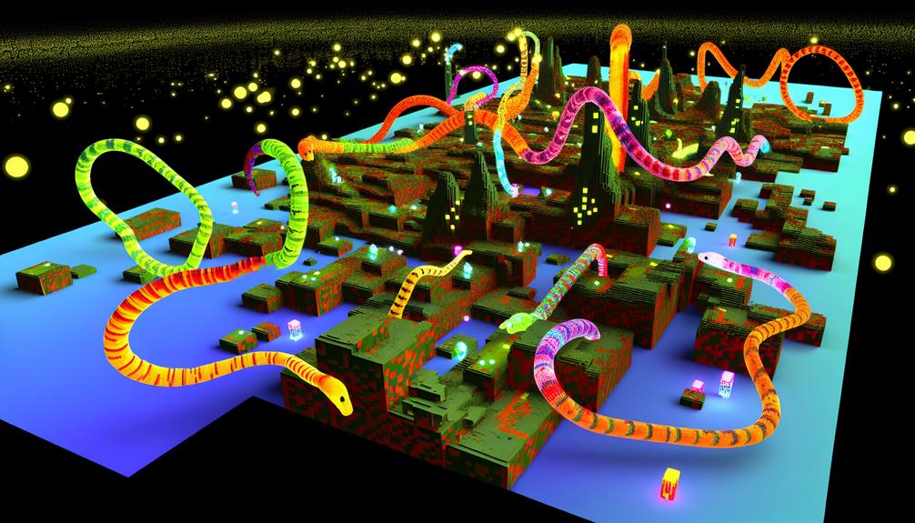 distinct characteristics of blocky snakes