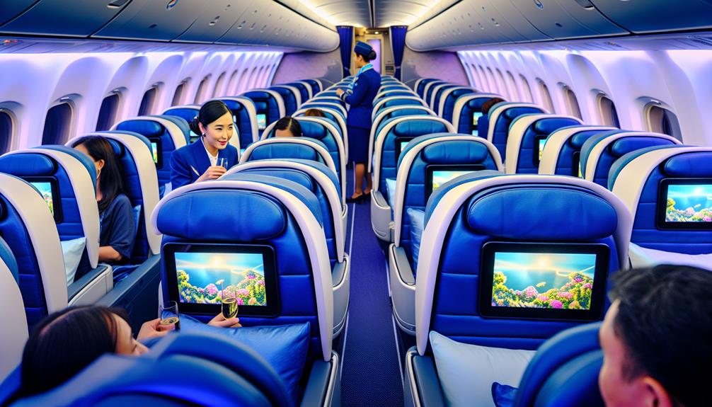 airline comfort and services